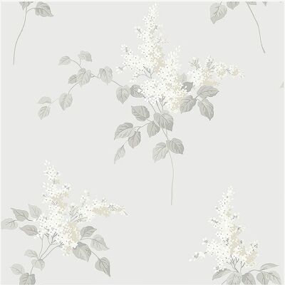 Boråstapeter Lilacs Grå Tapet - Tapet Boråstapeter Lilacs Grå Tapet - Tapet