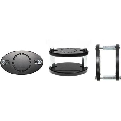 Brodit 215677 Halterungssatz - Verstellbarer Gabelstaplerhalter - Schwarz, Silber Brodit 215677 Halterungssatz - Verstellbarer Gabelstaplerhalter - Schwarz, Silber