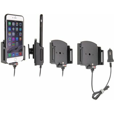 Brodit 521667 Support Smartphone - Réglable, Charge USB, pour iPhone Brodit 521667 Support Smartphone - Réglable, Charge USB, pour iPhone