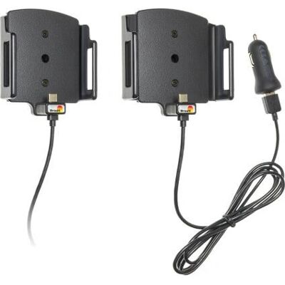 Brodit 521845 Handyhalterung - Verstellbar, USB-C, Schwarz Brodit 521845 Handyhalterung - Verstellbar, USB-C, Schwarz