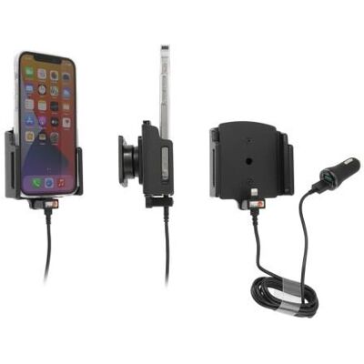 Support Téléphone Brodit 721239 Ajustable avec USB et Allume-cigare - Noir Support Téléphone Brodit 721239 Ajustable avec USB et Allume-cigare - Noir