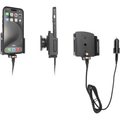 Brodit iPhone 15 Pro Halter - Verstellbarer Auto-Halter für Smartphones Brodit iPhone 15 Pro Halter - Verstellbarer Auto-Halter für Smartphones