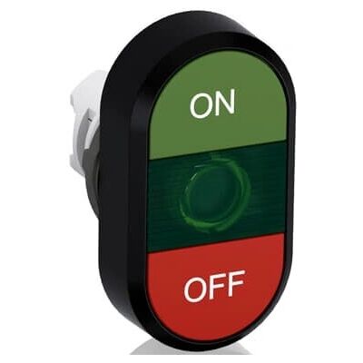 ABB MPD3-11G Panneau de Boutons-Poussoirs - Rouge, Vert, Noir ABB MPD3-11G Panneau de Boutons-Poussoirs - Rouge, Vert, Noir