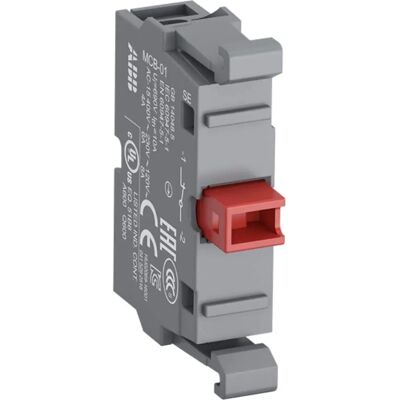ABB Spínací prvek Model MCB-01 - 1 NC kontakt - Přední montáž - 690V ABB Spínací prvek Model MCB-01 - 1 NC kontakt - Přední montáž - 690V