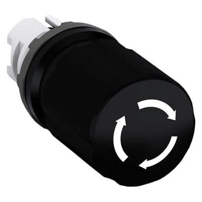 ABB - MPET3-10B - 30 mm - Noir - Bouton-poussoir ABB - MPET3-10B - 30 mm - Noir - Bouton-poussoir