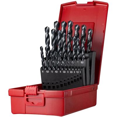 Dormer A190204 Bohrer-Set - 25 Stück - 1.0-13.0mm - HSS Dormer A190204 Bohrer-Set - 25 Stück - 1.0-13.0mm - HSS
