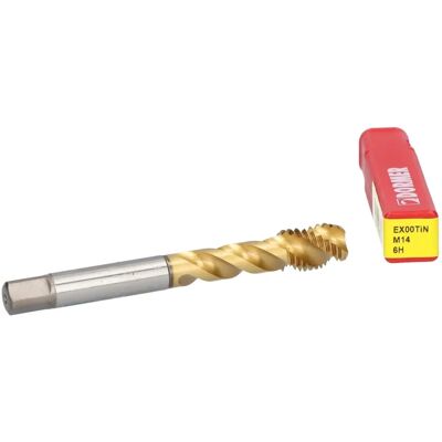 Dormer M14x2 mm Gewindeschneider - HSS-E-PM TiN 6H Dormer M14x2 mm Gewindeschneider - HSS-E-PM TiN 6H