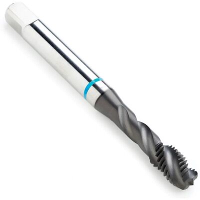 Dormer M12x1.75mm Thread Tap - HSS-E, 40° Spiral, Blue Ring Dormer M12x1.75mm Thread Tap - HSS-E, 40° Spiral, Blue Ring
