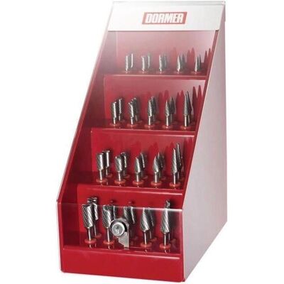 Dormer Fräser-Set Nr.1 mit 40 Teilen in runder Dose Dormer Fräser-Set Nr.1 mit 40 Teilen in runder Dose