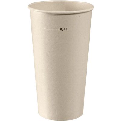BioPak - 192159 - 590 ml Bagasse - Disposable Cup BioPak - 192159 - 590 ml Bagasse - Disposable Cup
