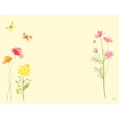 Duni - Poppy Field - 30x40 cm - Dunicel - Placemat Duni - Poppy Field - 30x40 cm - Dunicel - Placemat