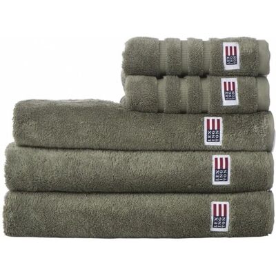 Lexington Dusty Olive Bomullshåndkle - 30x50cm Lexington Dusty Olive Bomullshåndkle - 30x50cm