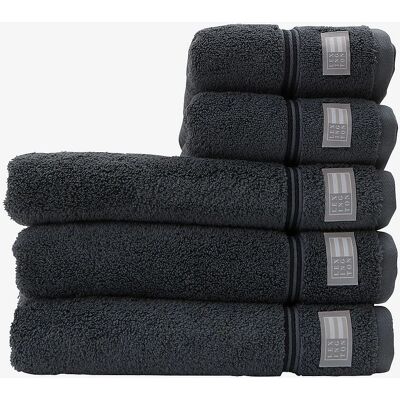 Lexington Hotell Towel Grå / Mørk Grå - Håndkle Lexington Hotell Towel Grå / Mørk Grå - Håndkle