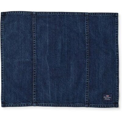 Lexington Icon Bomulls twill underlag - Blå - 40x50cm Lexington Icon Bomulls twill underlag - Blå - 40x50cm