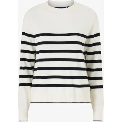 Lexington - Cashmere Blend Raglan Sweater - Vit - Tröja Lexington - Cashmere Blend Raglan Sweater - Vit - Tröja