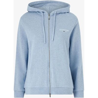 Lexington Huppari Classic Logo Zip Hoodie - Blå - Hoodie Lexington Huppari Classic Logo Zip Hoodie - Blå - Hoodie