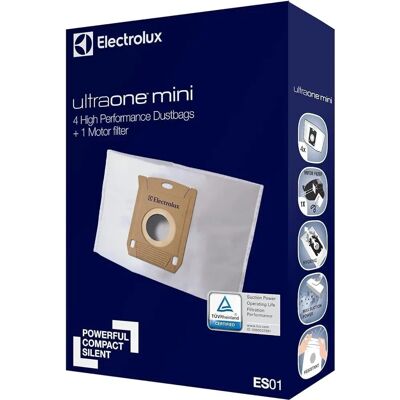Electrolux ES 01 Stofzuigerzak - Synthetisch, 4 zakken + filter Electrolux ES 01 Stofzuigerzak - Synthetisch, 4 zakken + filter
