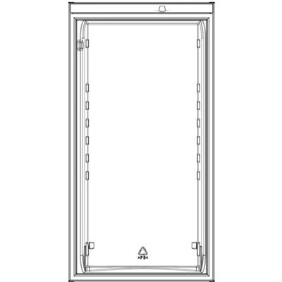 Porte de réfrigérateur blanche AEG - 538x1032mm - Porte de frigo - Publicité Porte de réfrigérateur blanche AEG - 538x1032mm - Porte de frigo - Publicité