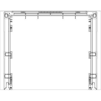 Zanussi - 594x465mm - Zwart - Voorglas Zanussi - 594x465mm - Zwart - Voorglas