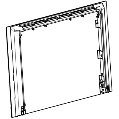 Electrolux Inox Oven Deur Glas - 594x465mm Electrolux Inox Oven Deur Glas - 594x465mm