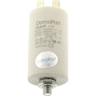 Condensateur générique 50246549005 - 12,5 μF, 400V pour lave-linge - Publicité Condensateur générique 50246549005 - 12,5 μF, 400V pour lave-linge - Publicité