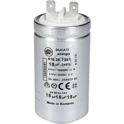 Electrolux Condensador - 18 Uf 1240344612 - Condensador - Electrolux Electrolux Condensador - 18 Uf 1240344612 - Condensador - Electrolux