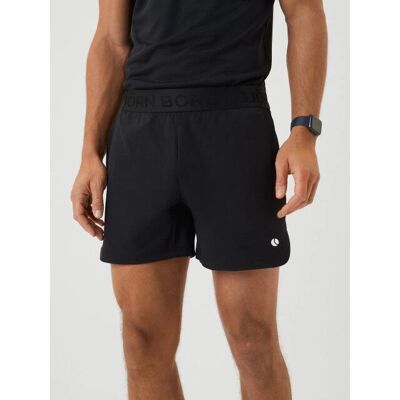 Björn Borg Ace Short Shorts - Zwart - Tennisshorts Björn Borg Ace Short Shorts - Zwart - Tennisshorts