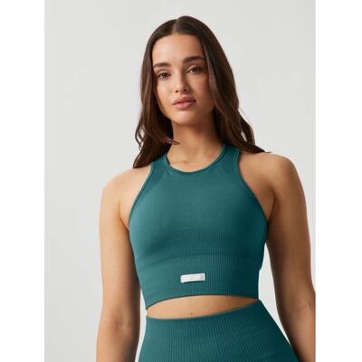 Björn Borg - Sømløs træningstop - Blå - 36/40 Kvinder Björn Borg - Sømløs træningstop - Blå - 36/40 Kvinder