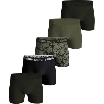 Boxers en coton stretch Björn Borg 5-pack - Sous-vêtements - Publicité Boxers en coton stretch Björn Borg 5-pack - Sous-vêtements - Publicité