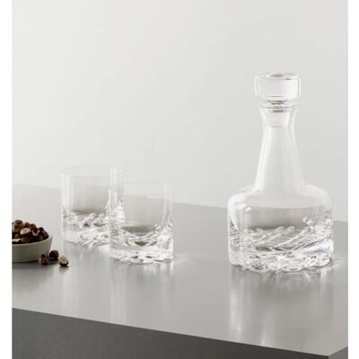 Orrefors Erik Decanter & 2 Double Old Fasioned 34cl - Glas Orrefors Erik Decanter & 2 Double Old Fasioned 34cl - Glas