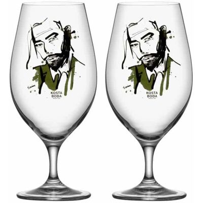 Kosta Boda 7091740 Vin glass - All About You, Grønn Kosta Boda 7091740 Vin glass - All About You, Grønn