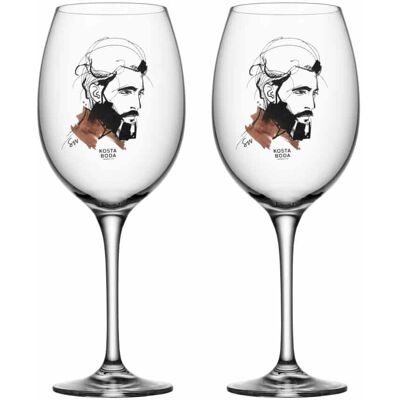 Kosta Boda 7091838 Dyb Lilla Vin Glas - Vin Glas Kosta Boda 7091838 Dyb Lilla Vin Glas - Vin Glas