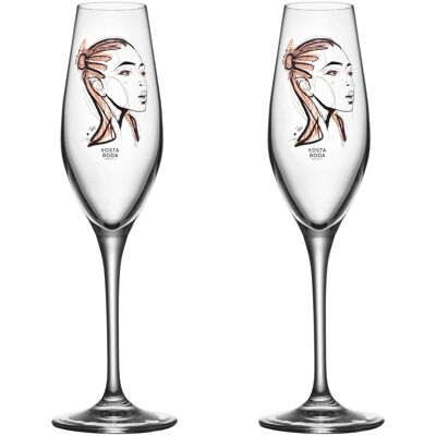 Kosta Boda All About You Forever Yours Champagner 23cl 2er-Pack Kosta Boda All About You Forever Yours Champagner 23cl 2er-Pack
