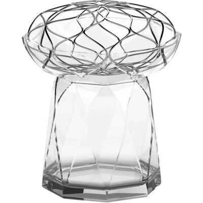 Orrefors Klarglass Metall Vase - 28cm - Bloom Orrefors Klarglass Metall Vase - 28cm - Bloom