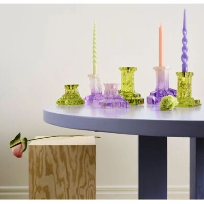 Kosta Boda Rocky Baroque Lila Haze - Ljusstake Kosta Boda Rocky Baroque Lila Haze - Ljusstake