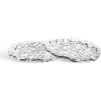 Orrefors Carat Krystallunderlegg 10cm 2-pakning Orrefors Carat Krystallunderlegg 10cm 2-pakning