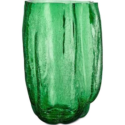Kosta Boda Crackle Vase Dunkelgrün, 37cm - Vase Kosta Boda Crackle Vase Dunkelgrün, 37cm - Vase