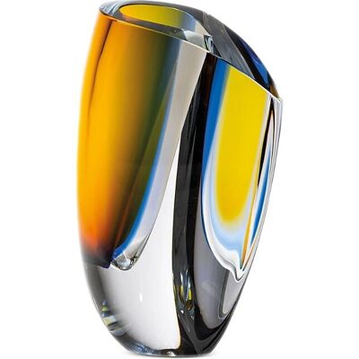 Kosta Boda Mirage Vas - Blå/Amber, 31cm Kosta Boda Mirage Vas - Blå/Amber, 31cm
