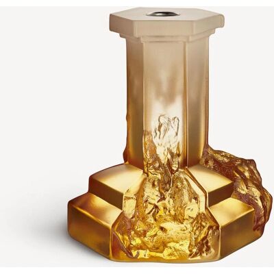 Kosta Boda Rocky Baroque lysestage - Amber Haze - 175mm Kosta Boda Rocky Baroque lysestage - Amber Haze - 175mm