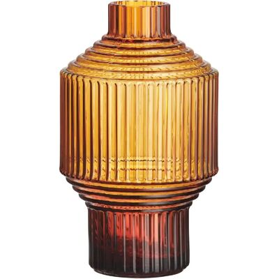 Kosta Boda Pavilion Vase Mørk Rav - Vase Kosta Boda Pavilion Vase Mørk Rav - Vase