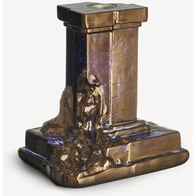 Kosta Boda Rocky Baroque lysestage - Glinsende glasur - 150mm Kosta Boda Rocky Baroque lysestage - Glinsende glasur - 150mm