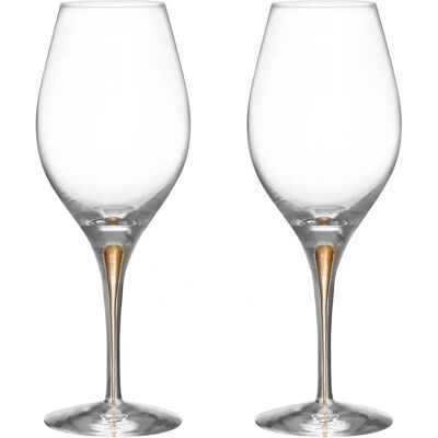 Orrefors Intermezzo Gold Vin Glass Balance 44cl - Vin Glass Orrefors Intermezzo Gold Vin Glass Balance 44cl - Vin Glass