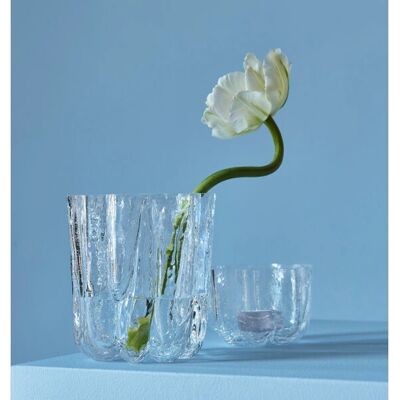 Kosta Boda Crackle Ljuslykta - 5,8cm Klart glas Kosta Boda Crackle Ljuslykta - 5,8cm Klart glas