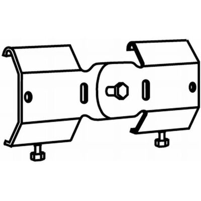 Wibe Group Universel Monteringsbeslag - 22, 60mm, Stål Wibe Group Universel Monteringsbeslag - 22, 60mm, Stål