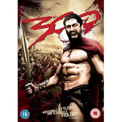 Warner Bros Gerard Butler Snyder Region 2 DVD - 300 Warner Bros Gerard Butler Snyder Region 2 DVD - 300
