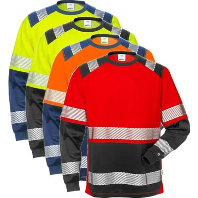 Fristads 7457 Hi Vis Langærmet T-Shirt - Arbejdstøj T-Shirt Fristads 7457 Hi Vis Langærmet T-Shirt - Arbejdstøj T-Shirt