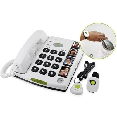 Doro Care SecurePlus Blanco - Teléfono fijo Doro Care SecurePlus Blanco - Teléfono fijo