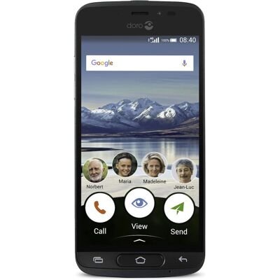 Doro 8040 - 5-inch Android Smartphone - 4G LTE - Black Doro 8040 - 5-inch Android Smartphone - 4G LTE - Black