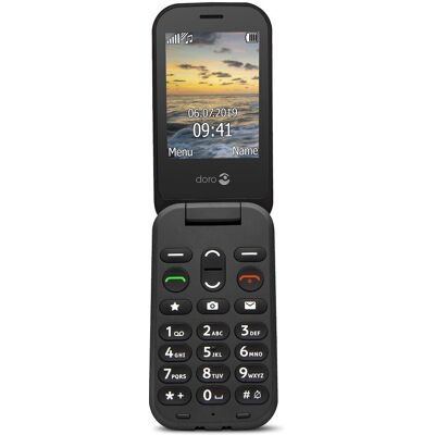 Doro 6040 téléphone à clapet - Écran lumineux - Caméra 3 MP - Bluetooth Doro 6040 téléphone à clapet - Écran lumineux - Caméra 3 MP - Bluetooth