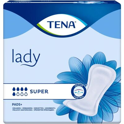 Tena Lady Super 30Uds - Slipeinlagen Tena Lady Super 30Uds - Slipeinlagen
